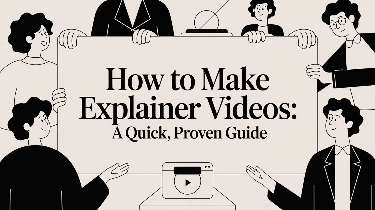 How to Make Explainer Videos: A Quick, Proven Guide