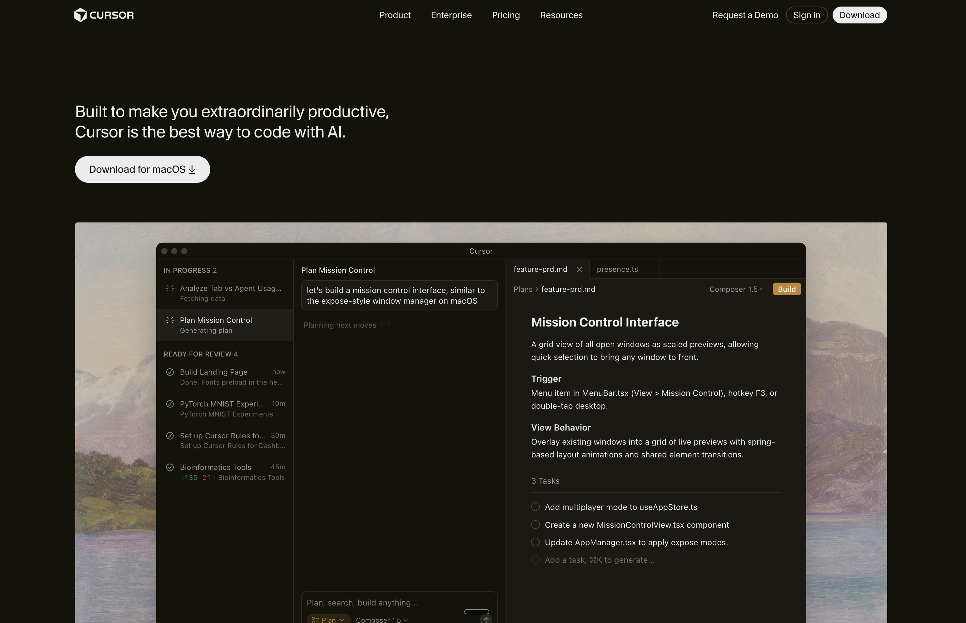 Static content example