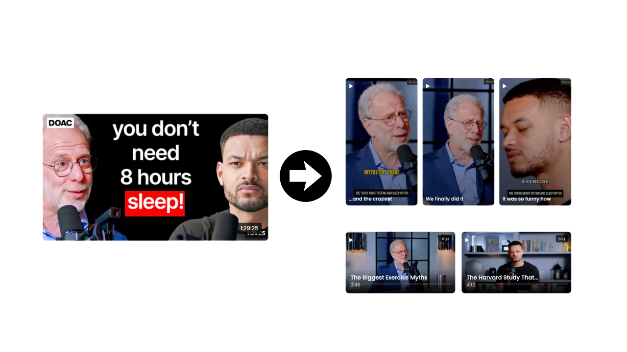 PodClips vs Opus.pro interface comparison